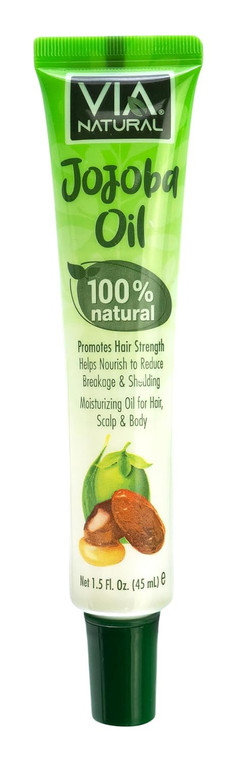 Via Natural 100% Natural Jojoba Oil, 1.5 Oz