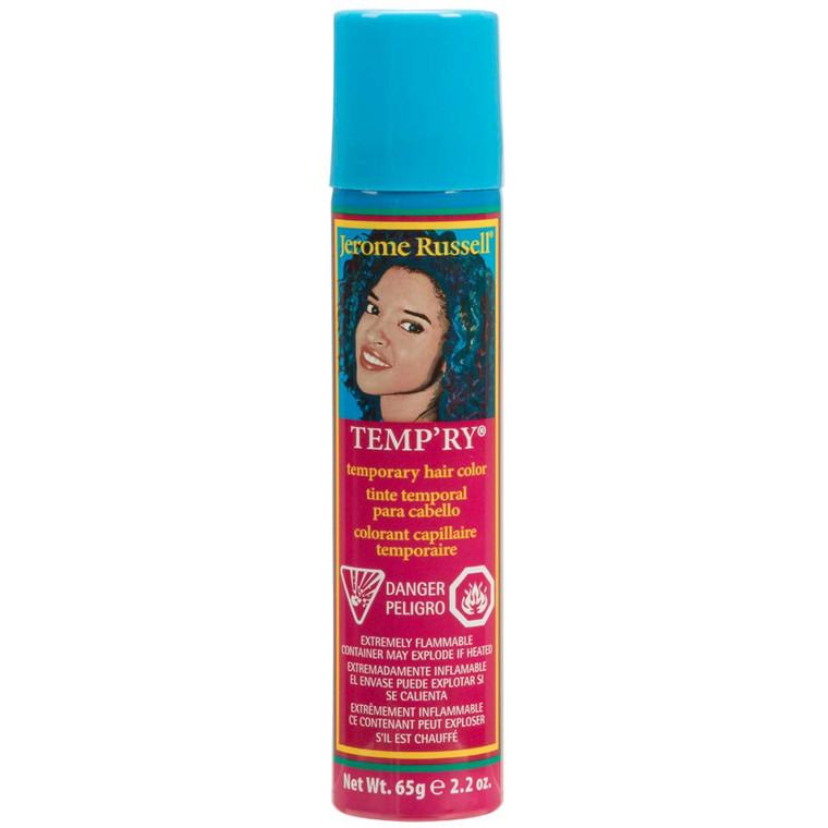Jerome Russell Fast-Drying, Non-Sticky Hair Color Spray Intense Brown Temporary Hair Dye , 2.2 OZ