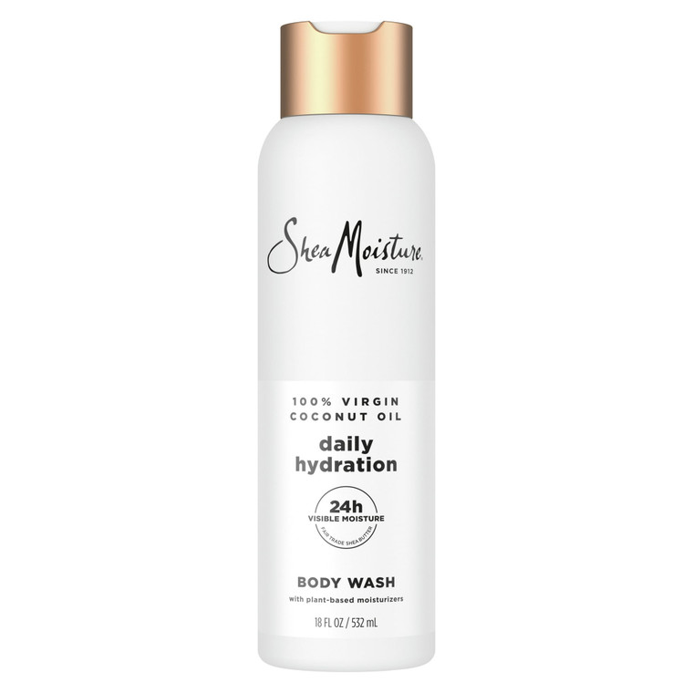 SheaMoisture Hydrating Liquid Body Wash for Women Virgin Coconut Oil, 18 oz