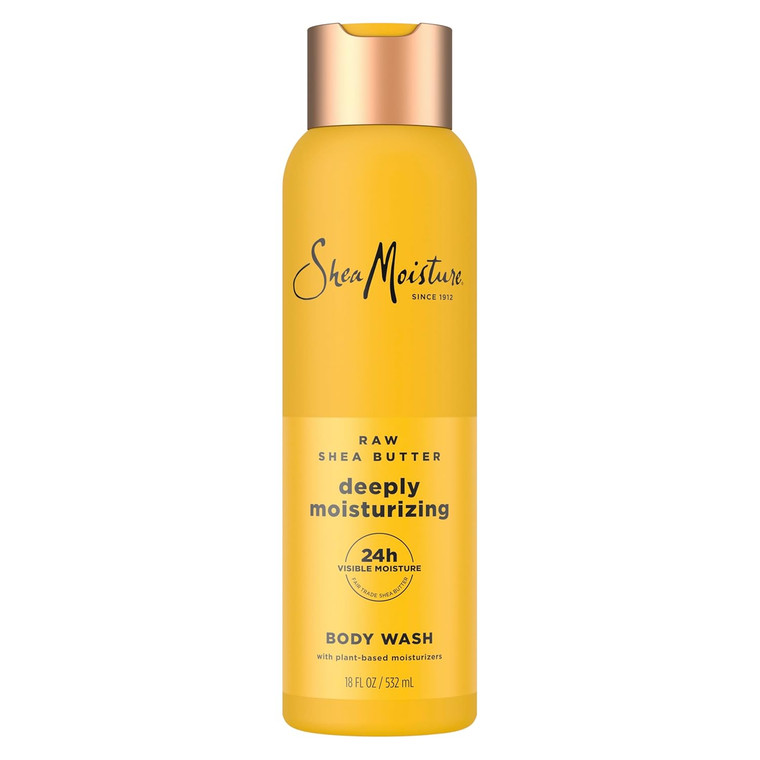 SheaMoisture Raw Shea Butter Body Wash, 18 OZ