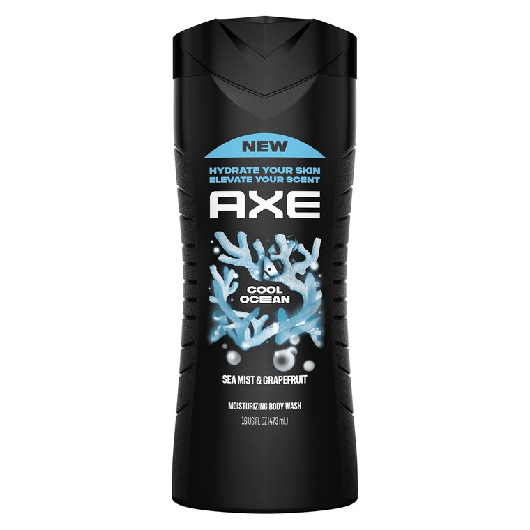 AXE Cool Ocean Mens Body Wash, 16oz