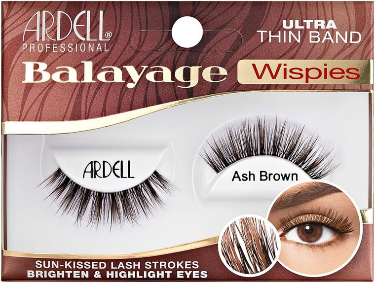 Ardell Balayage Wispies Lashes - Ash Brown