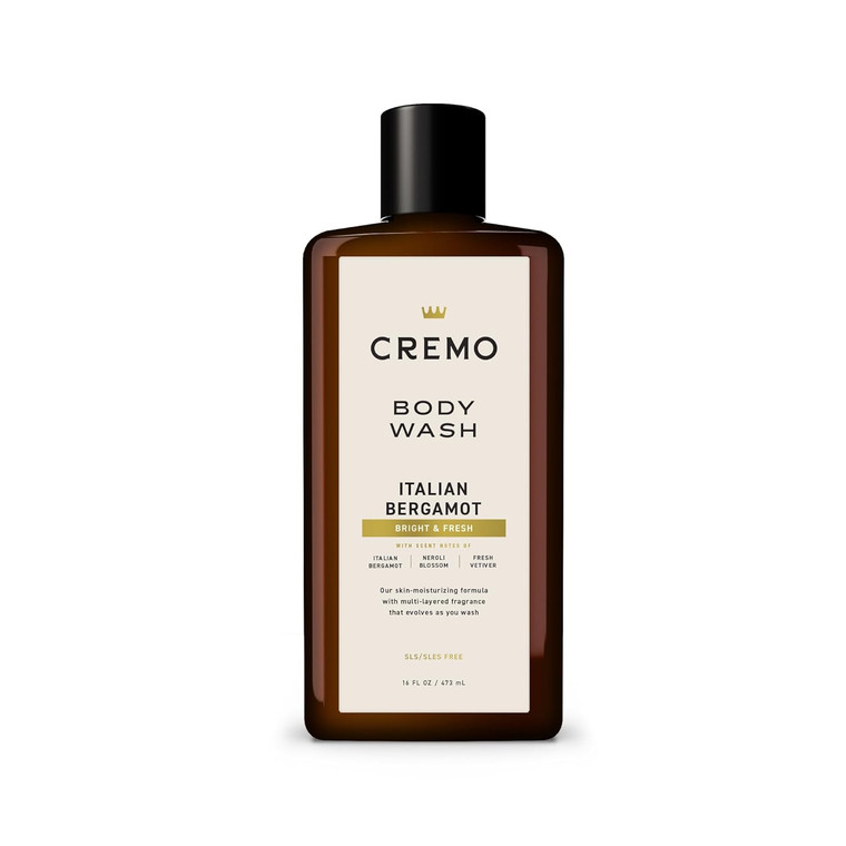 Cremo Body Wash Italian Bergamot, 16oz