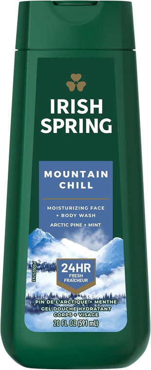 Irish Spring Mountain Chill Body Wash, 20 OZ