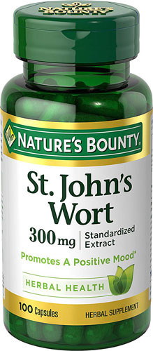 Nature's Bounty St. John's Wort 300 mg Caps, 100 ct