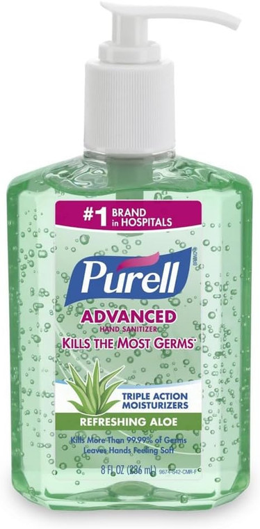 Purell Hand Sanitizer with Aloe, 8oz