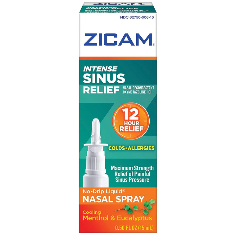 Zicam Intense Sinus Nasal Spray, 0.50oz