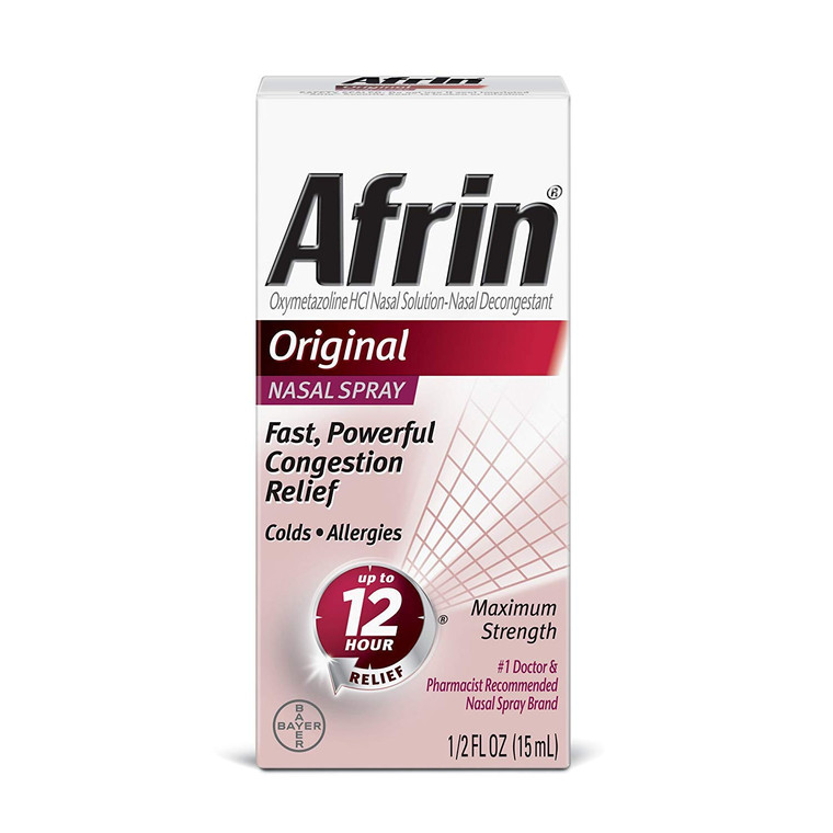 Afrin Nasal Spray Relief Original, 0.5oz