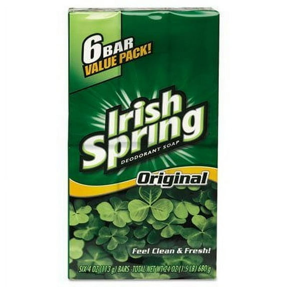 Irish Spring Deodorant Original, 6count, 3.75oz