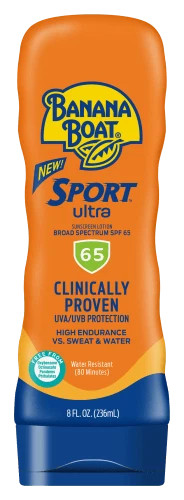 Banana Boat Sport Ultra SPF 65 Sunscreen, 8oz
