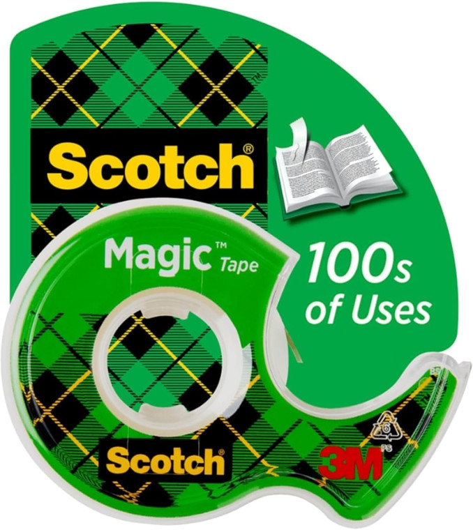 Scotch Magic Tape, 3/4 x 650 Inches