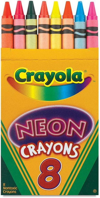 Crayola Neon Crayons, 8count