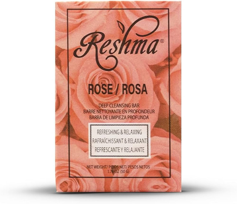 Reshma Beauty Travel Size Rose Soap, 1.76 OZ