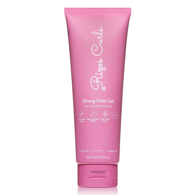 Rizos Curls Strong Hold Gel , 8 OZ