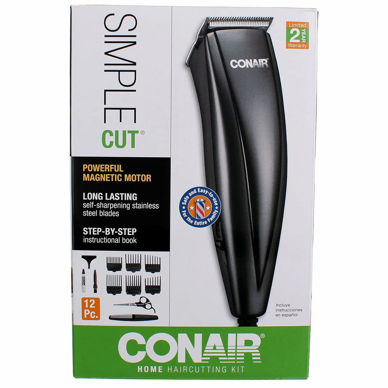Conair Simple Cut Hair Clippers, 12count