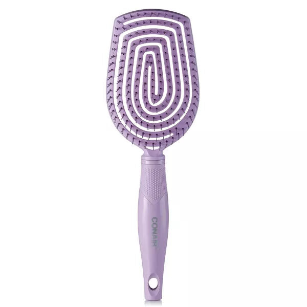 Conair Scalp Care Paddle Detangling Hair Brush, Purple
