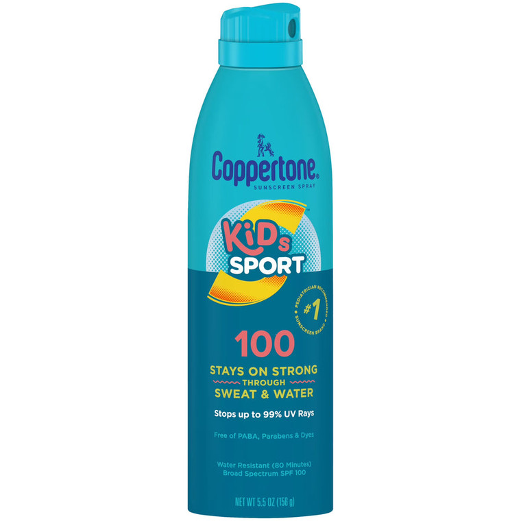 Coppertone Kids Sport SPF 100 Sunscreen Spray, 5.5oz