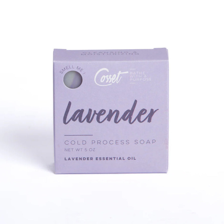 Cosset Cold Process Palm Free Soap, Lavender