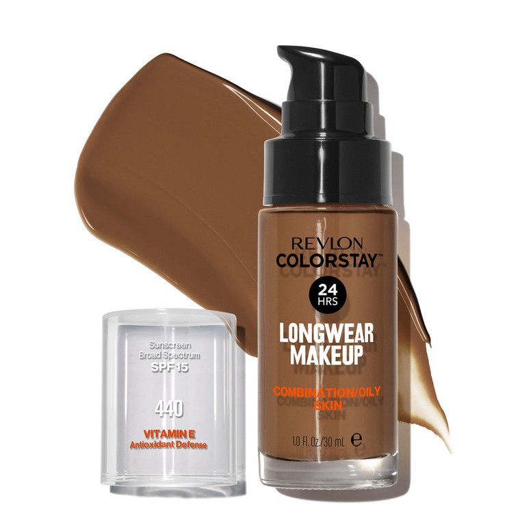 REVLON ColorStay Longwear Foundation for Combination & Oily Skin 440 Mahogany