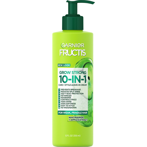 Garnier Fructis Grow Strong 10-In-1 Leave-In Treatment, 12oz