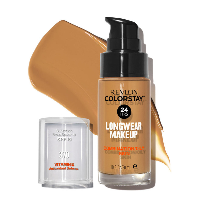 REVLON ColorStay Longwear Foundation for Combination & Oily Skin 370 Toast