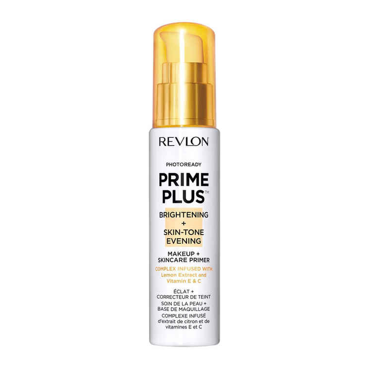 REVLON PhotoReady Prime Plus Makeup and Skincare Primer - Brightening and Skin Tone Evening