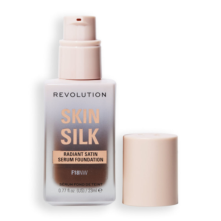 REVOLUTION Skin Silk Radiant Satin Serum Foundation F18NW