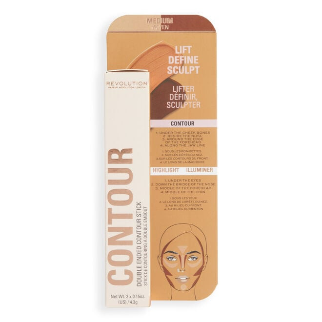 REVOLUTION Fast Base Contour Stick Medium, 0.3 oz