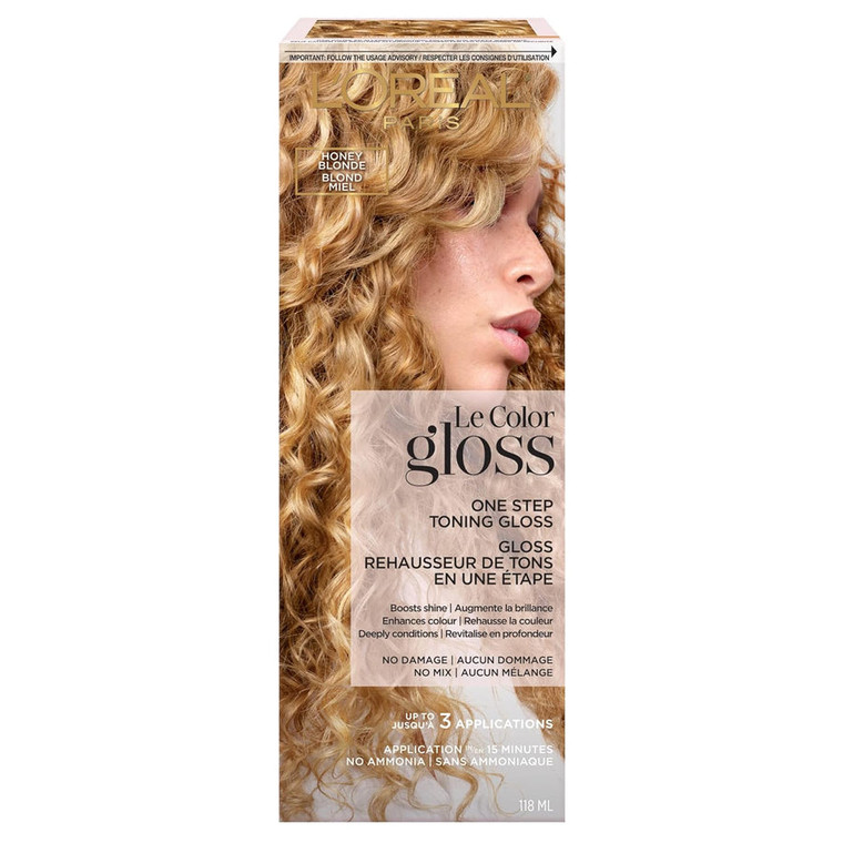 Loreal Paris Le Color Gloss, Honey Blonde, 4 oz