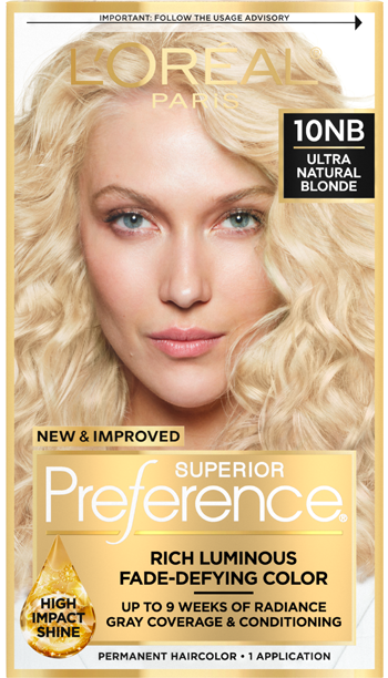 Loreal Paris Hair Color, 10NB Ultimate Natural Blonde, 6.5oz