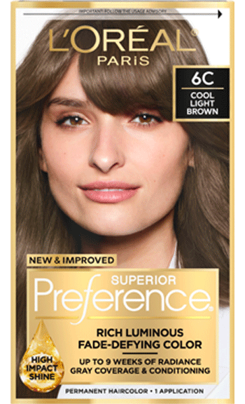 Loreal Paris Superior Preference, 6C Cool Light Brown
