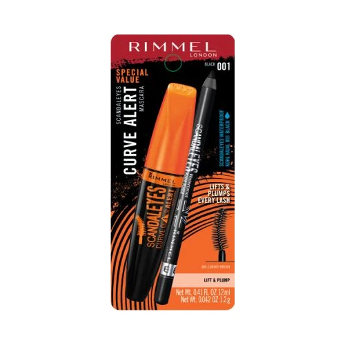 Rimmel London Scandaleyes Curve Alert Big Curved Brush 001 Black