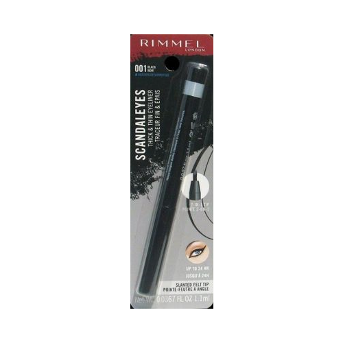 Rimmel London Scandaleyes Thick & Thin Eyeliner 001 Black