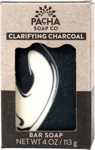 Pacha Soap Co Polishing Bar Clarifying Charcoal, 4oz