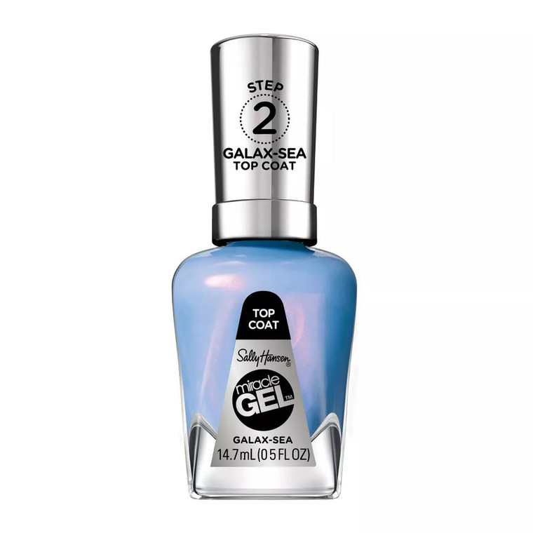 Sally Hansen Miracle Gel Nail Polish, Special Effects Top Coat 113 Galax-sea