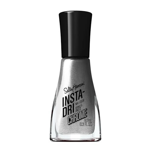 Sally Hansen Insta-Dri Nail Polish Chrome Collection Steel The Show