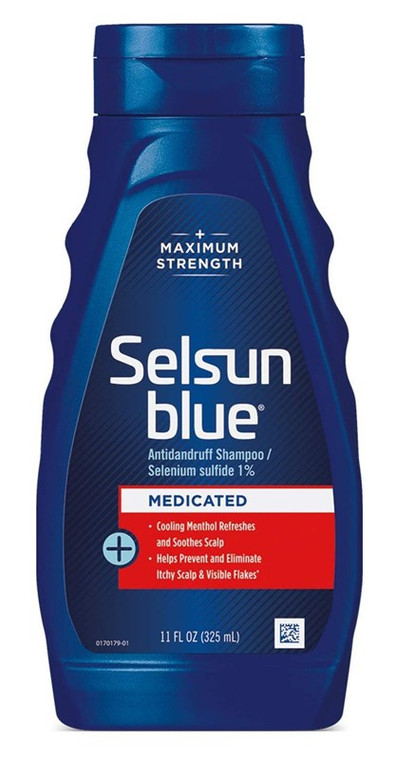 Selsun Blue Shampoo Dandruff Medicated 11Oz