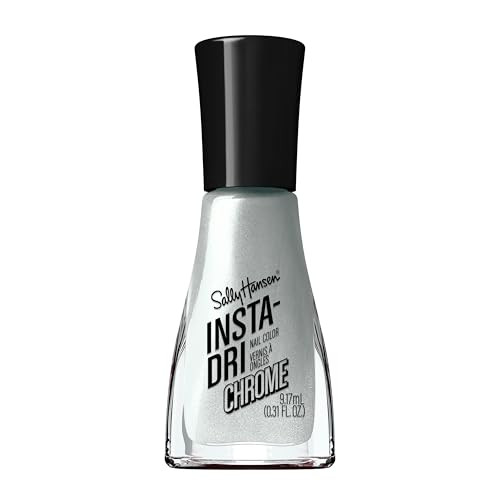 Sally Hansen Insta-Dri Nail Polish Chrome Collection Polar Platinum