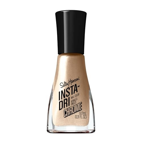 Sally Hansen Insta-Dri Nail Polish Chrome Collection 128 Lustrous Gold