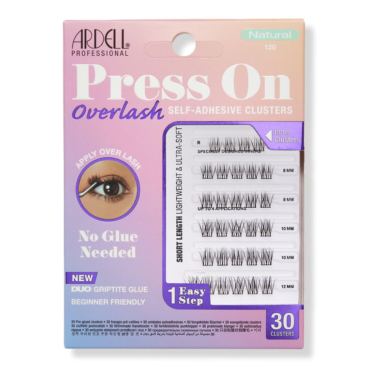 Ardell Press On Overlash Clusters, Natural 120, 30 clusters
