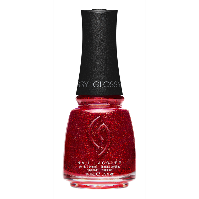 China glaze Nail Lacquer, Glossy Finish, Ruby Pumps