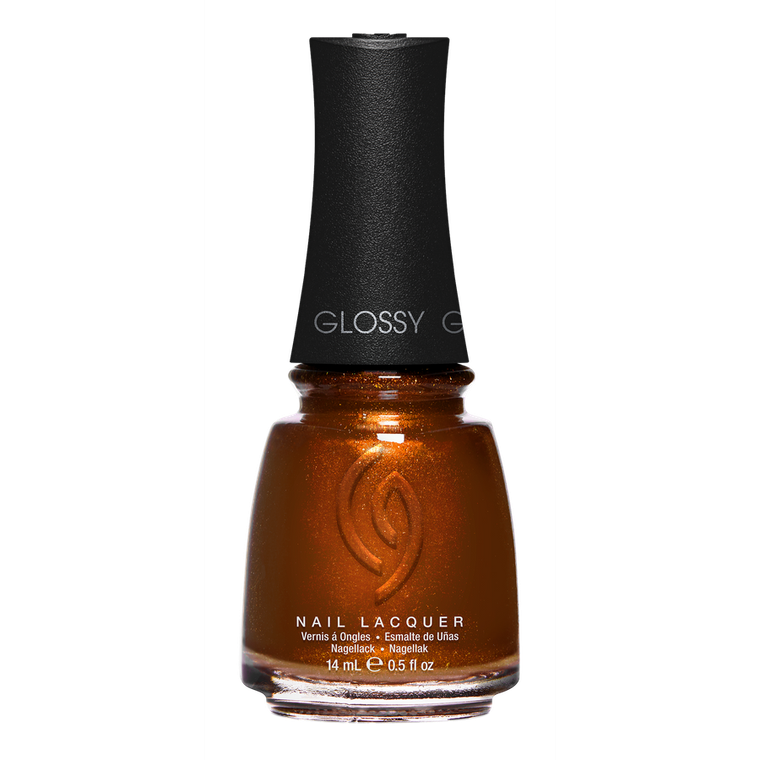 China glaze Nail Lacquer, Glossy Finish, Golden Acorn