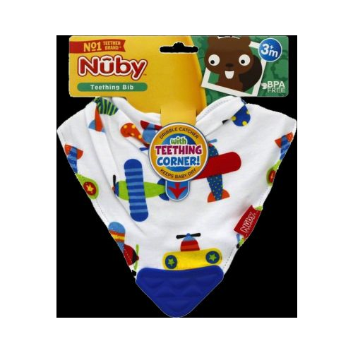 NUBY TEETHING BIB 3 MONTHS