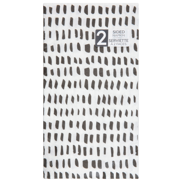SENSATIONS Dinner Napkin Modern Monochrome, 24 count