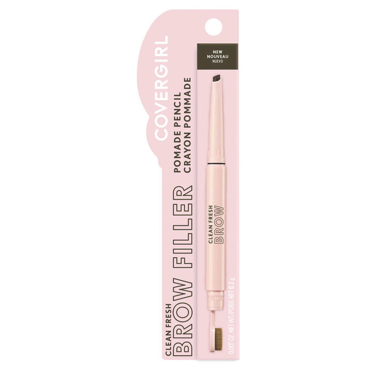 CoverGirl Clean Fresh Eyebrow Pencil, 600 Dark Brown