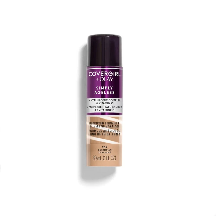 CoverGirl + Olay 3-in-1 Liquid Foundation, 257 Golden Tan