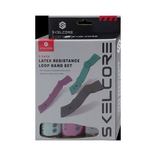 SKELCORE LATEX LOOP BAND SET 3 CT