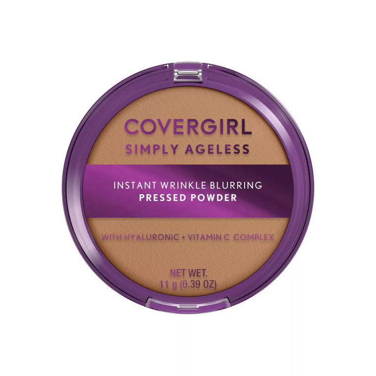 CoverGirl Simply Ageless Pressed Powder, 255 Soft Honey