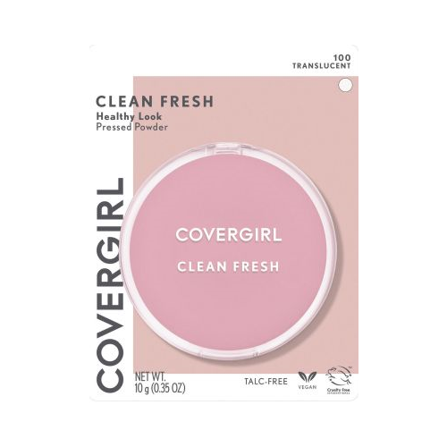 CoverGirl Clean Fresh Pressed Powder, 100 Translucent
