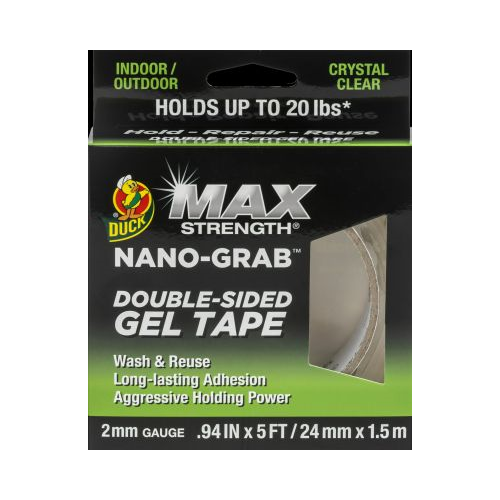 Shurtape Duck Max Strength Nano-Grab Gel Tape Clear